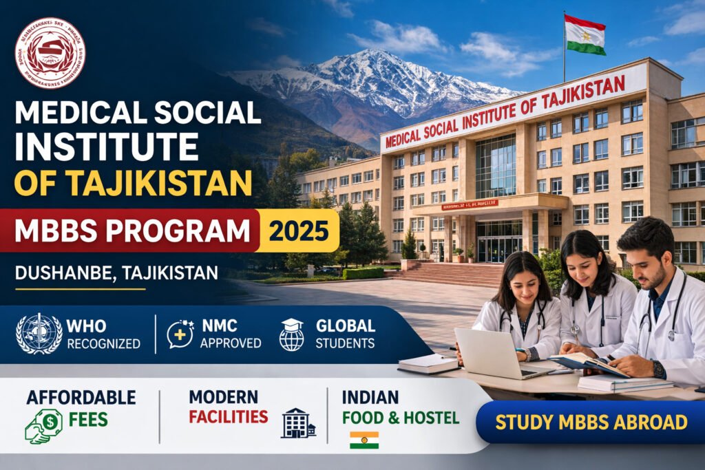 π©Ί Medical Social Institute of Tajikistan MBBS β Affordable Fees & Complete Admission Guide Medical Social Institute of Tajikistan MBBS