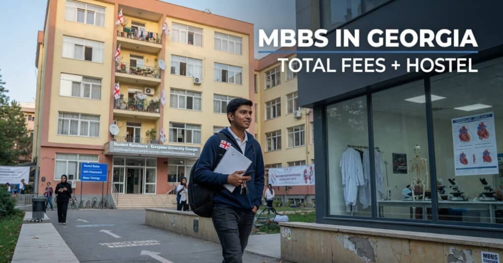 ✅MBBS in Georgia Total Fees Including Hostel – No 1 Complete Guide MBBS in Georgia Total Fees Including Hostel – Complete Breakdown Under ₹35 Lakh for Indian Students