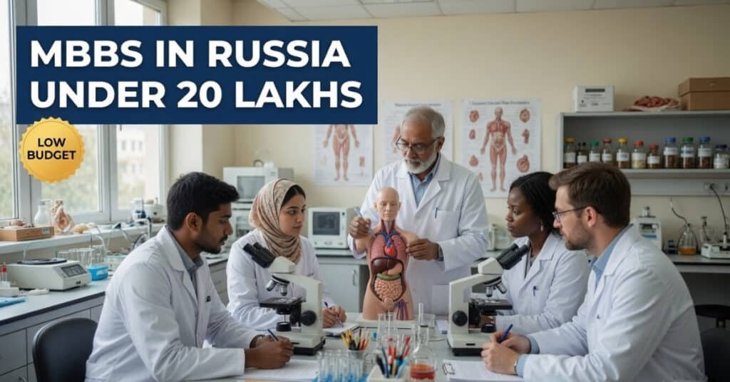 ✅MBBS in Russia Under 20 Lakhs – Affordable Options & Complete Guide MBBS in Russia Under 20 Lakhs - Affordable NMC Approved Universities for Indian Students